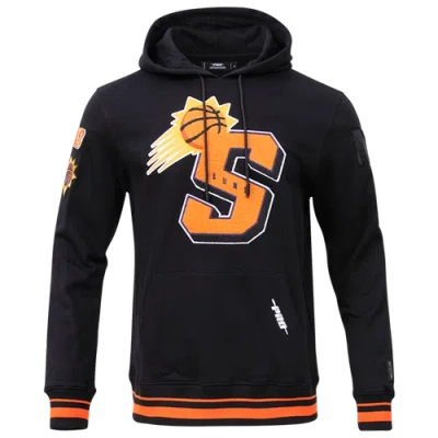 Pro Standard Mens Phoenix Suns  Suns Mash Up Rib Flc Po Hoodie In Black