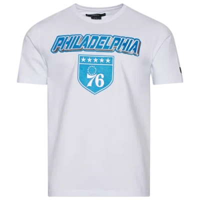 Pro Standard Mens  76ers Military Sj T-shirt In Blue/white