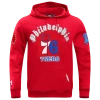 Pro Standard Mens  76ers Old English Flc Po Hoodie In Red