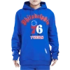Pro Standard Mens  76ers Old English Flc Po Hoodie In Blue