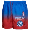 Pro Standard Mens  76ers Os Letters Ombre Woven Shorts
