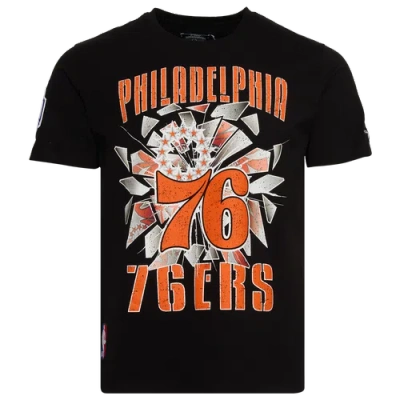 Pro Standard Mens  76ers Shattered Backboard T-shirt In Black