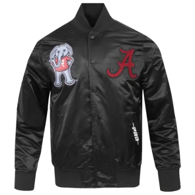 Pro Standard Mens  Alabama Classic Satin Jacket In Black