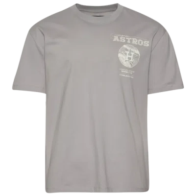 Pro Standard Mens  Astros Blueprint Pro Drop Shoulder Fc T-shirt In Gray
