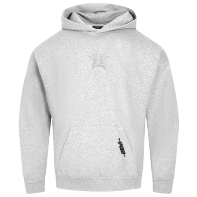 Pro Standard Mens  Astros Classic Ds Po Hoodie In Gray