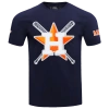 Pro Standard Mens  Astros Mash Up Sj Tee In Blue