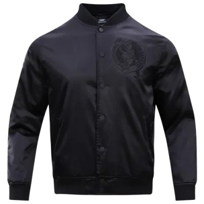 Pro Standard Mens  Boston Celtics Satin Jacket In Black