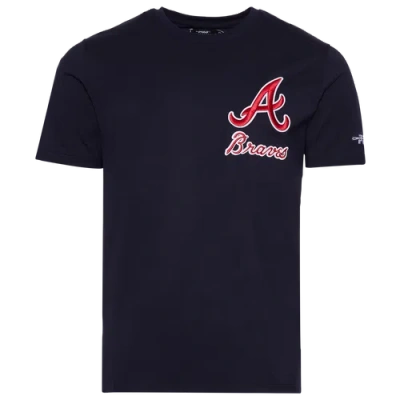 Pro Standard Mens  Braves Championships Sj T-shirt In Blue