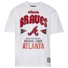 Pro Standard Atlanta Braves City Tour Tee In White, Men's At Urban Outfitters In White/white