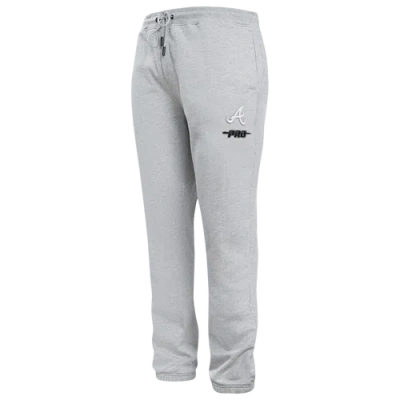 Pro Standard Mens  Braves Classic Sweatpant In Gray