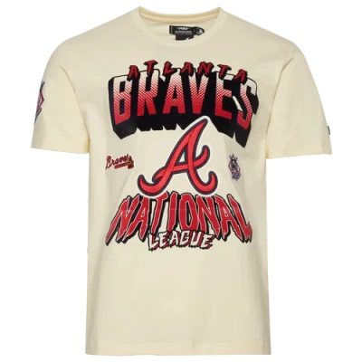 Pro Standard Mens  Braves Gtp Short Sleeve T-shirt In Beige/multi