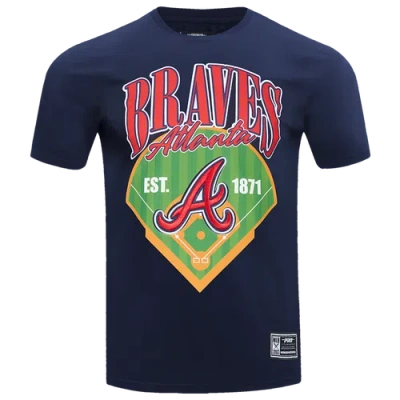 Pro Standard Mens  Braves Homerun T-shirt In Midnight/multi