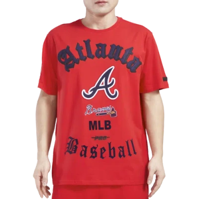 Pro Standard Mens  Braves Old English Sj Tee