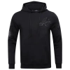 Pro Standard Mens  Braves Triple Black Dk Po Hoodie In Black