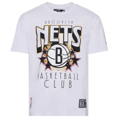 Pro Standard Mens  Brooklyn Nets Empire Pro Drop Shoulder T-shirt In White