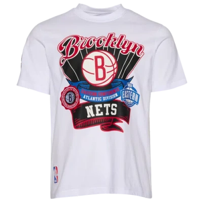 Pro Standard Mens  Brooklyn Nets S/s Flex T-shirt In White