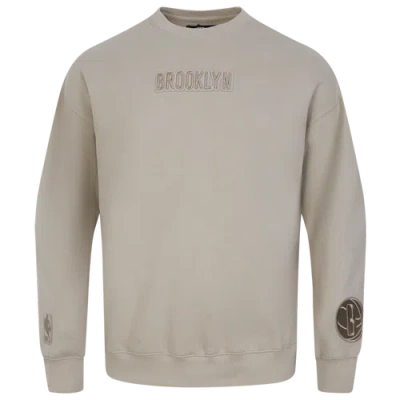 Pro Standard Mens  Brooklyn Nets Sweatshirt In Brown