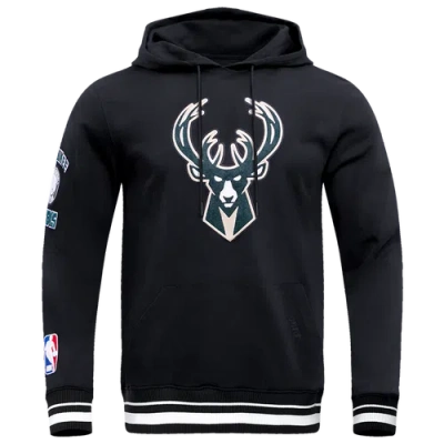 Pro Standard Mens  Bucks Retro Classic Flc Po Hoodie In Black