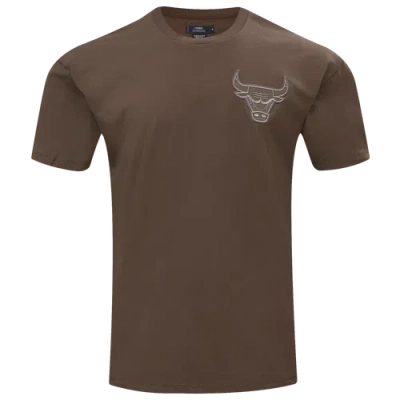 Pro Standard Mens Chicago Bulls  Bulls Bp T-shirt In Brown