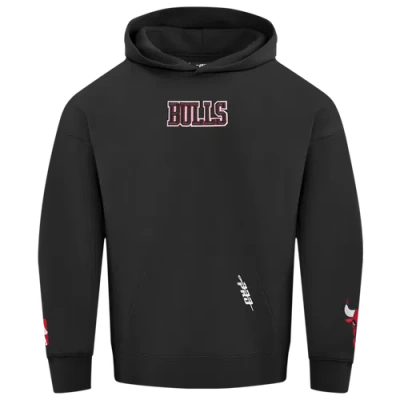 Pro Standard Mens  Bulls Logo Hoodie In Black