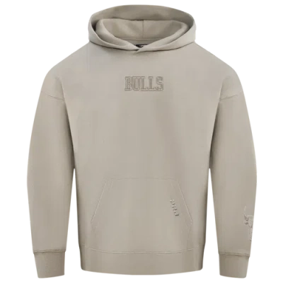 Pro Standard Mens Chicago Bulls  Bulls Logo Hoodie In Neutral