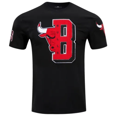 Pro Standard Mens  Bulls Mash Up Sj Tee In Black