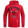 Pro Standard Mens  Bulls Old English Flc Po Hoodie In Red