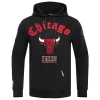 Pro Standard Mens Chicago Bulls  Bulls Old English Flc Po Hoodie In Black