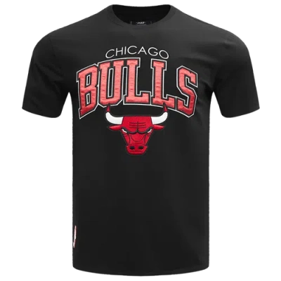 Pro Standard Mens  Bulls Short Sleeve T-shirt In Black/red