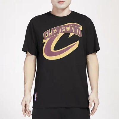 Pro Standard Mens  Cavaliers Crackle Sj T-shirt In Black