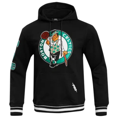 Pro Standard Mens  Celtics Retro Classic Flc Po Hoodie In Black