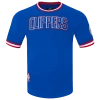 Pro Standard Mens  Clippers Classic Chenille Dk Tee In Blue