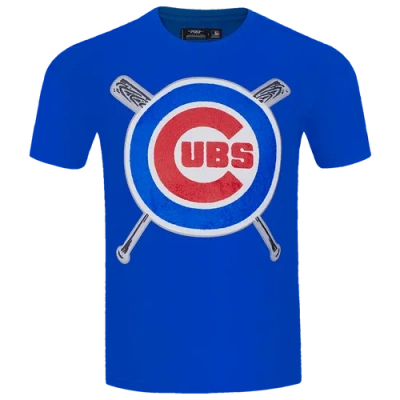 Pro Standard Mens  Cubs Mash Up Sj Tee In Blue