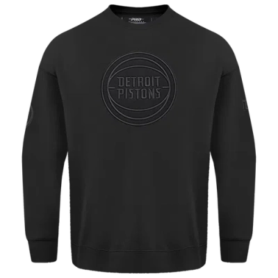Pro Standard Mens  Detroit Pistons Sweatshirt In Black