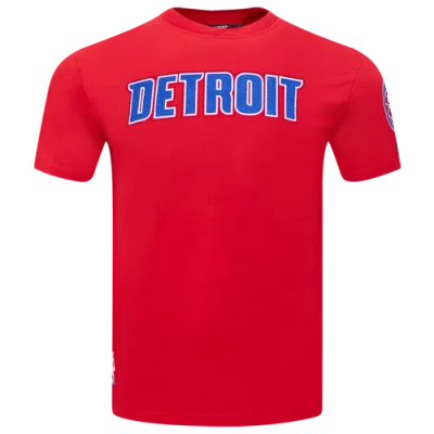 Pro Standard Mens  Detroit Pistons Tee In Red