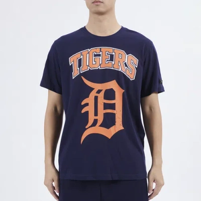 Pro Standard Mens  Detroit Tigers Gtp Sj T-shirt In Navy/orange