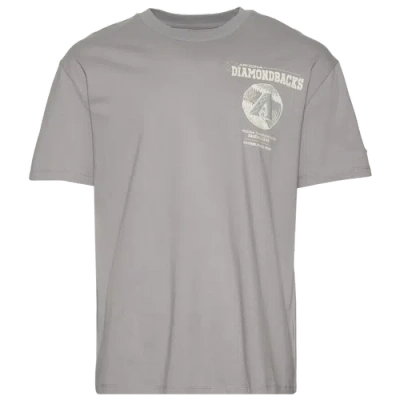 Pro Standard Mens  Diamondbacks Blueprint Pro Drop Shoulder T-shirt In Gray