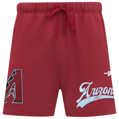 Pro Standard Mens  Diamondbacks Living Large Fleece Shorts In White