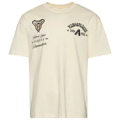 Pro Standard Mens  Diamondbacks Wavy Pro Drop Shoulder Fc T-shirt In Neutral