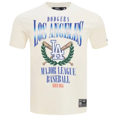 Pro Standard Mens  Dodgers Around The World Cj Ds T-shirt In Eggshell/multi
