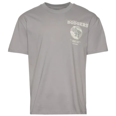 Pro Standard Mens  Dodgers Blueprint Pro Drop Shoulder Fc T-shirt In Gray