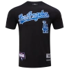 Pro Standard Mens  Dodgers Logo Classic Mesh Pro Team Taping Shirt