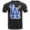 Pro Standard Mens  Dodgers Mash Up Sj Tee In Black