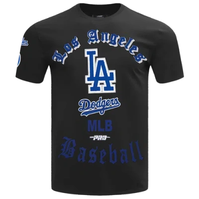 Pro Standard Mens  Dodgers Old English Sj Tee In Black