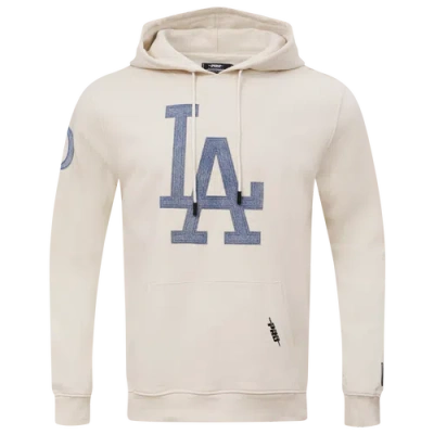 Pro Standard Mens  Dodgers Pullover Hoodie In Sand