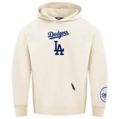 Pro Standard Mens  Dodgers Pullover Hoodie In White