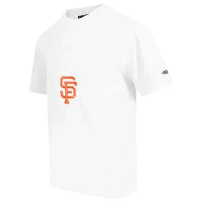Pro Standard Mens  Giants Living Large Cj Drop Shoulder T-shirt In White