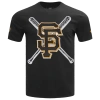 Pro Standard Mens  Giants Mash Up Sj Tee In Black