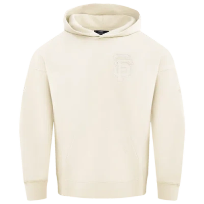 Pro Standard Mens  Giants Neutral Drop Shoulder Flc Po Hoodie In White