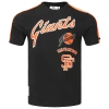 Pro Standard Mens  Giants Retro Classic Sj Striped Tee In Black
